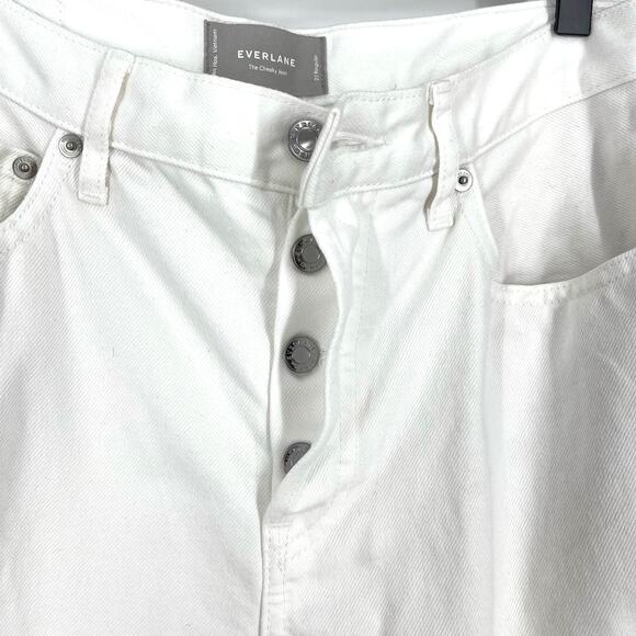 Everlane The Cheeky Jean Button Fly White Size 27 Regular NWOT - Picture 7 of 8